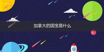 ​加拿大的国宝是什么