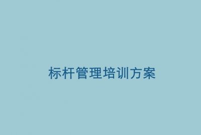 ​标杆管理起源于,进行标杆管理最好采取什么的组织结构