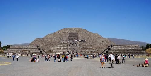墨西哥特奥蒂瓦坎太阳金字塔