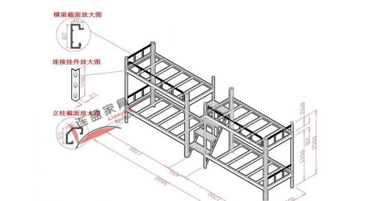 宿舍床尺寸1.5是多大