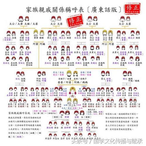 中国人亲戚关系图表(亲戚关系图表不插画)-第2张图片-