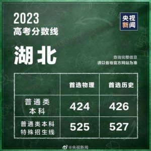 ​湖北高考分数线什么时候出来公布(2023湖北高考分数线什么时候出来)