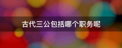 ​三公九卿的三公包括什么（三公九卿中的三公是指）