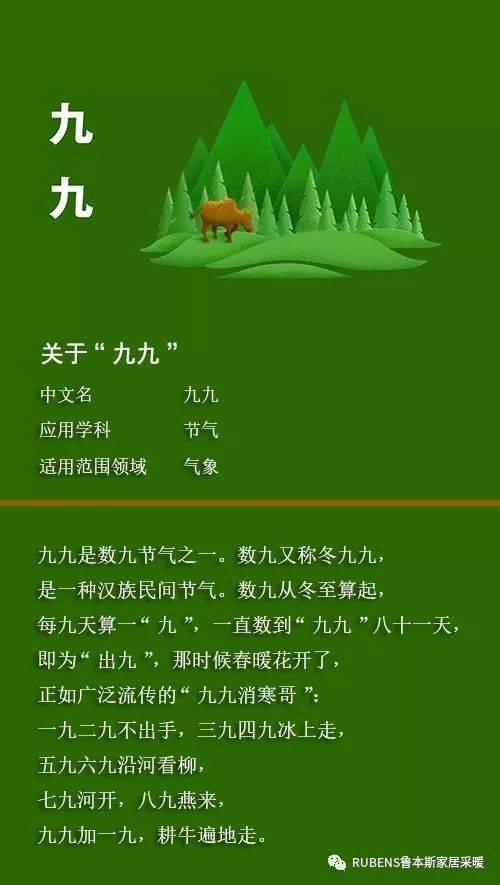 数九寒天是什么意思