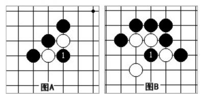 ​围棋规则的图解（围棋规则新手图解：吃子手段）