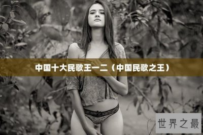 ​中国十大民歌王一二（中国民歌之王）