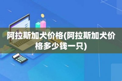 ​阿拉斯加犬价格(阿拉斯加犬价格多少钱一只)