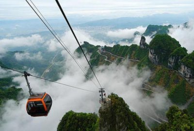 ​我国“最牛”高山索道，从闹市直通山顶，单程都需半小时