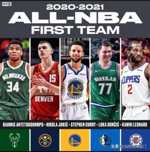 ​NBA公布最佳阵容！库里一阵，詹姆斯二阵，杜兰特、哈登无缘