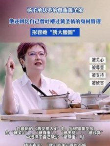 ​《再见爱人4》杨子引争议：对画师态度不尊重，婚姻状况引发热议