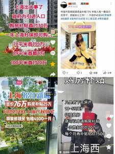 ​“上海购房补贴30万”？市中心多处超低价楼盘？有中介自曝……