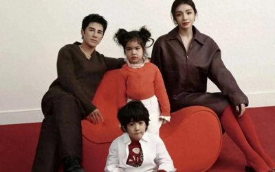 ​姜潮麦迪娜新年全家福为何惊艳全网？儿女颜值成最大谜团！