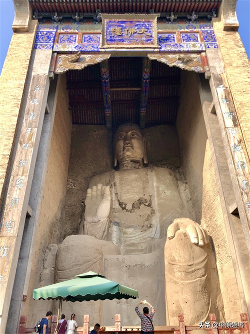 浚县大伾山天宁寺，最出名的就是北方最大的大伾山大佛