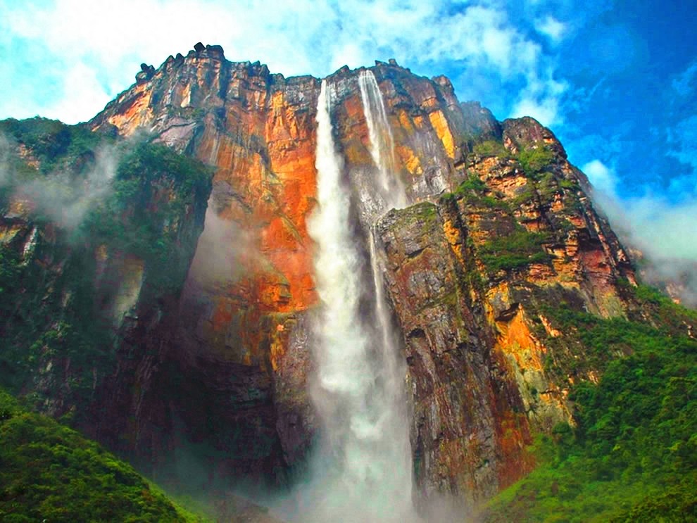 比黄果树瀑布（78米）还高900米的安赫尔瀑布  世界最高