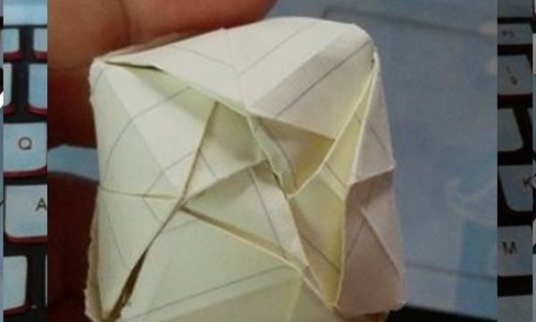 花的折法步骤,手工折纸教程怎样折枪图17