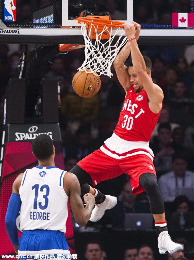 2016全明星正赛：西部196-173东部 威少再获MVP