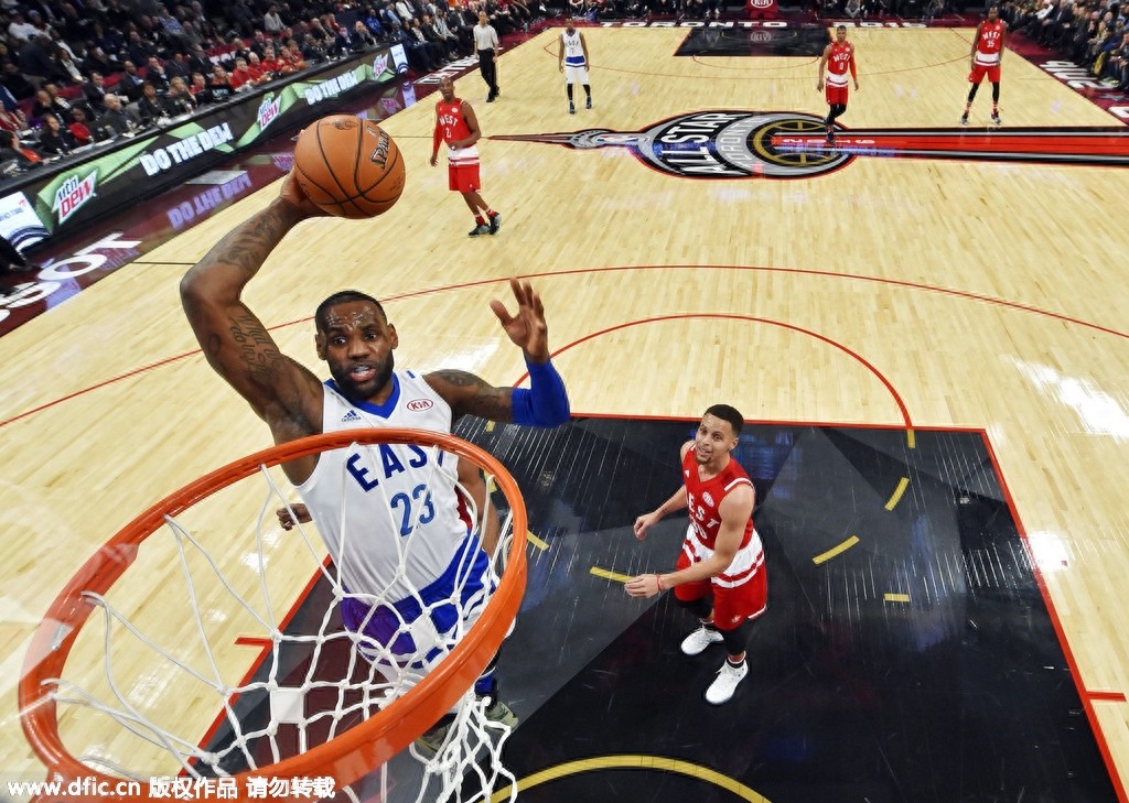 2016全明星正赛：西部196-173东部 威少再获MVP