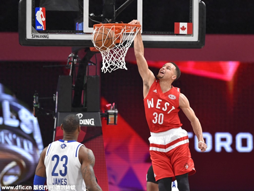 2016全明星正赛：西部196-173东部 威少再获MVP