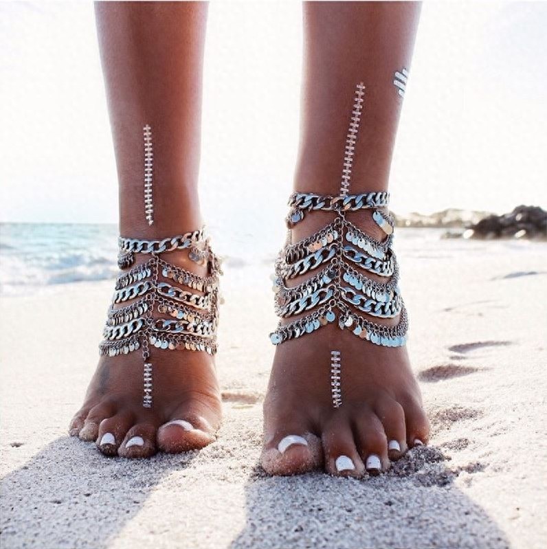 我们最爱的闪闪发光纹身贴纸！大家都来亮一”夏”吧～