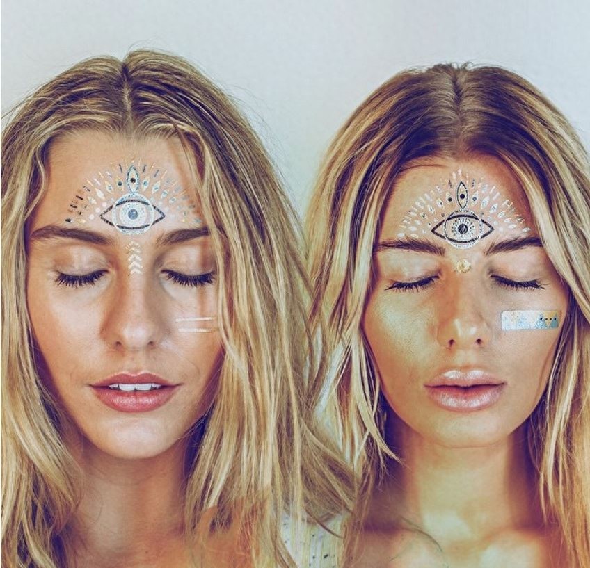 我们最爱的闪闪发光纹身贴纸！大家都来亮一”夏”吧～