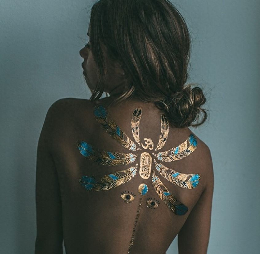 我们最爱的闪闪发光纹身贴纸！大家都来亮一”夏”吧～