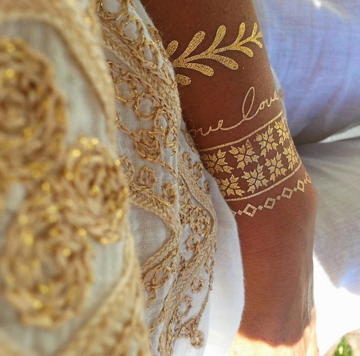 我们最爱的闪闪发光纹身贴纸！大家都来亮一”夏”吧～