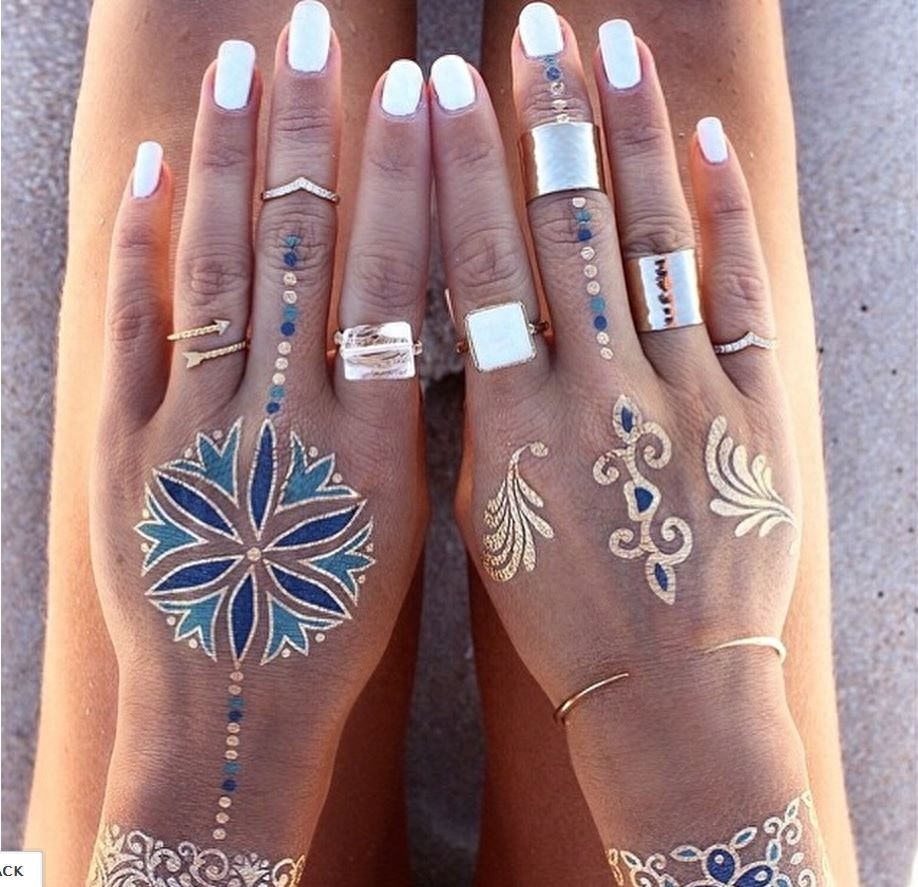 我们最爱的闪闪发光纹身贴纸！大家都来亮一”夏”吧～