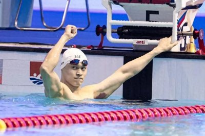 ​33岁孙杨，银牌！