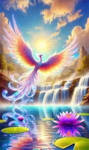 ​七彩凤凰降临，预示你的好运即将到来！