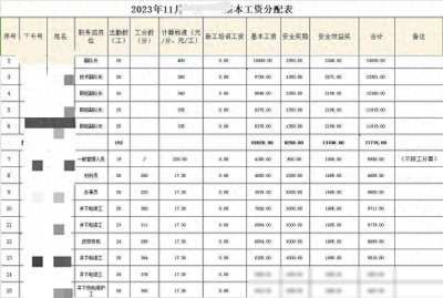 ​11月份工资表做出来了！网友：干煤矿的工资也没想象中那么高！