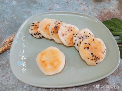 ​糯米糍粑自己在家做，口感香甜又营养，做法简单，冬季吃正好