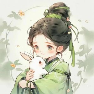 ​真的好看！古风Q版头像‖途经人间，难得快乐